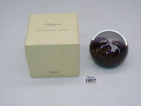 A Caithness paperweight (boxed).