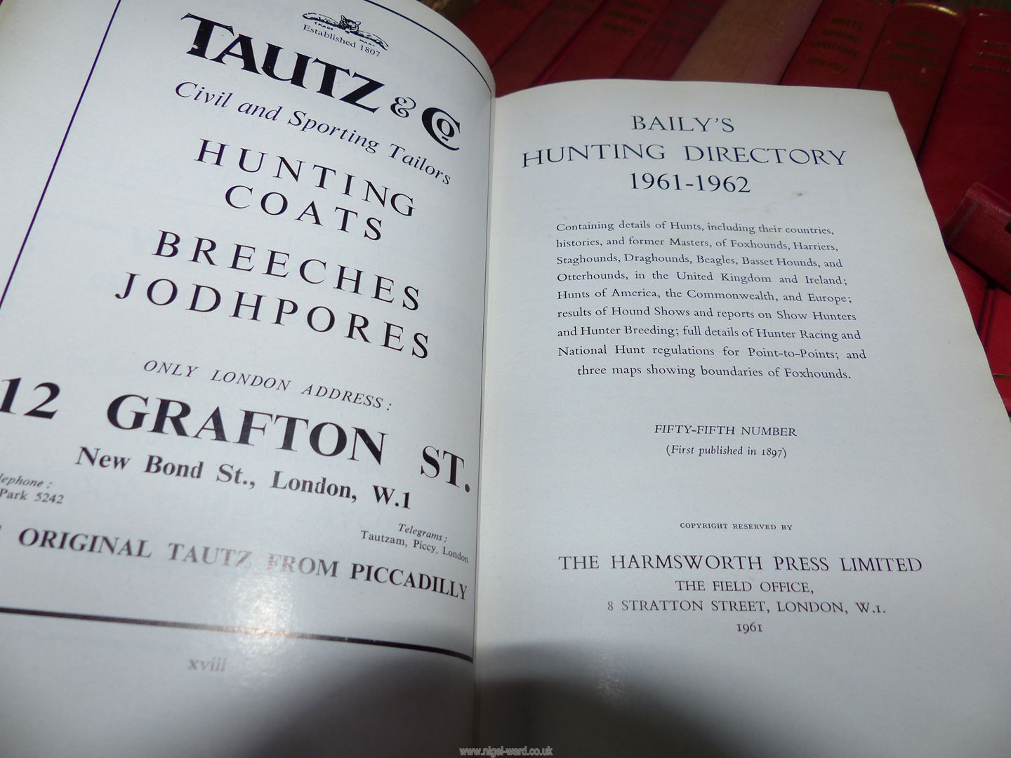 31 Volumes of Baily's Hunting Directory dating from 1956 onwards. - Image 7 of 7