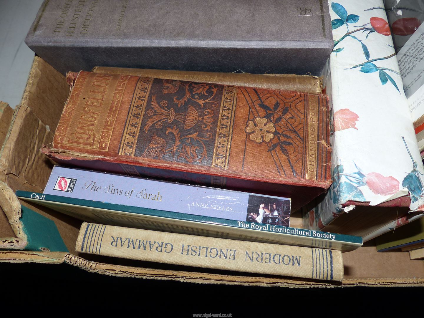 A box of books, including, two volumes of International Library of Famous Literature, - Image 3 of 4