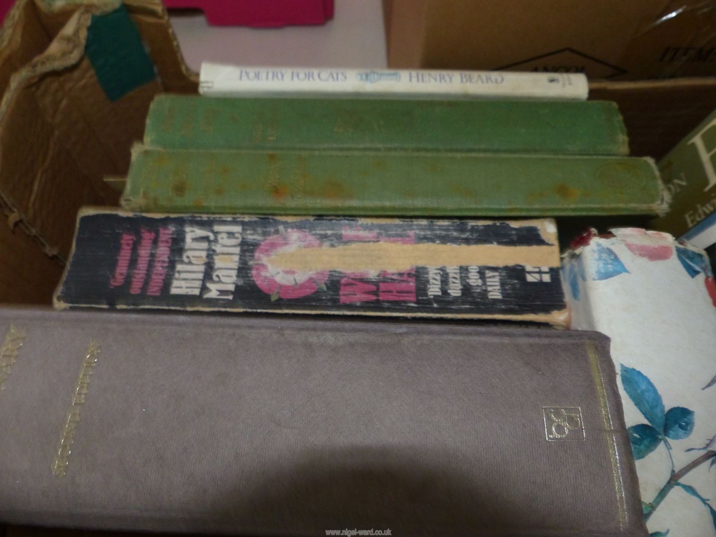 A box of books, including, two volumes of International Library of Famous Literature, - Image 2 of 4