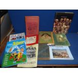 A box of books to include Herefordshire from the Air, Chatter box 1902,