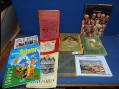 A box of books to include Herefordshire from the Air, Chatter box 1902,
