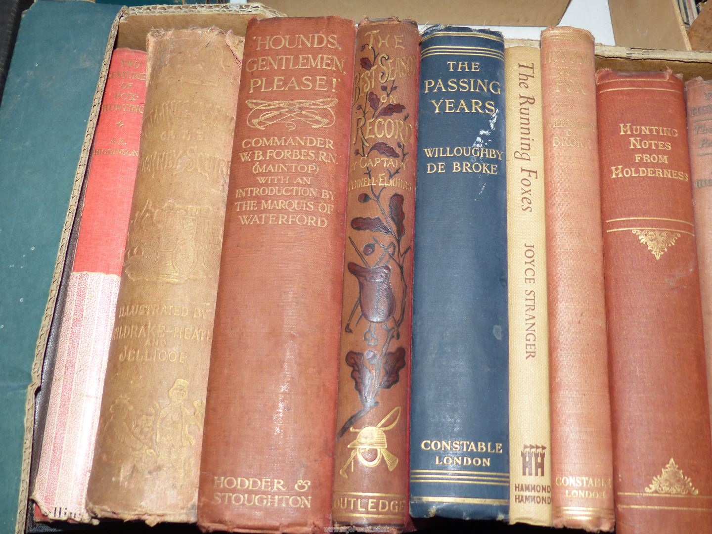 A quantity of Hunting related books to include The Passing years by Willoughby De Broke, - Image 2 of 5