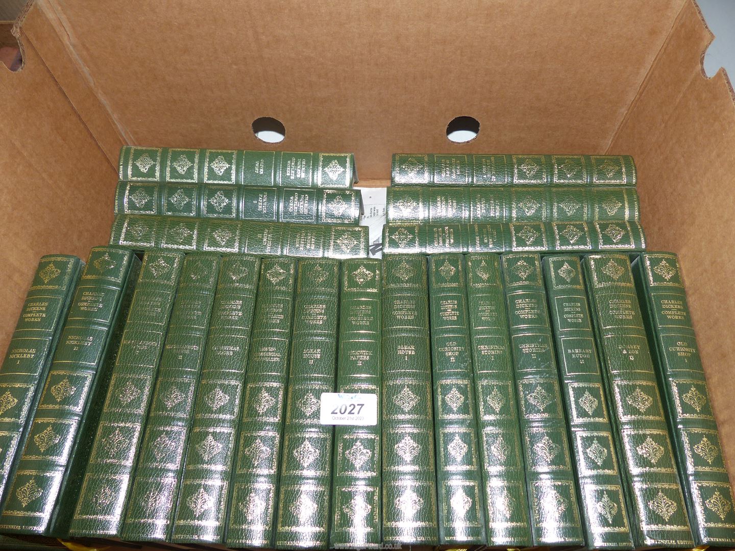 The complete works of Charles Dickens distributed by Heron Books Centennial Edition.