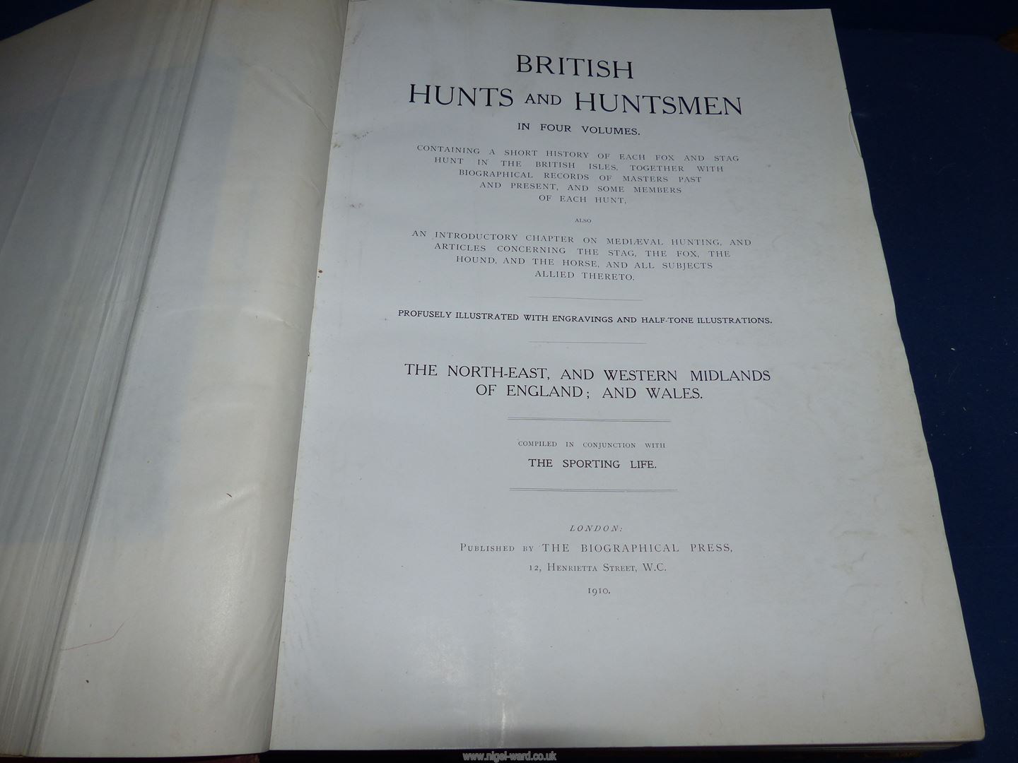 Two volumes of British Hunts and Huntsman, to include England N.E. - Image 9 of 10