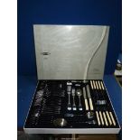 A boxed Stellar forty four piece cutlery set.