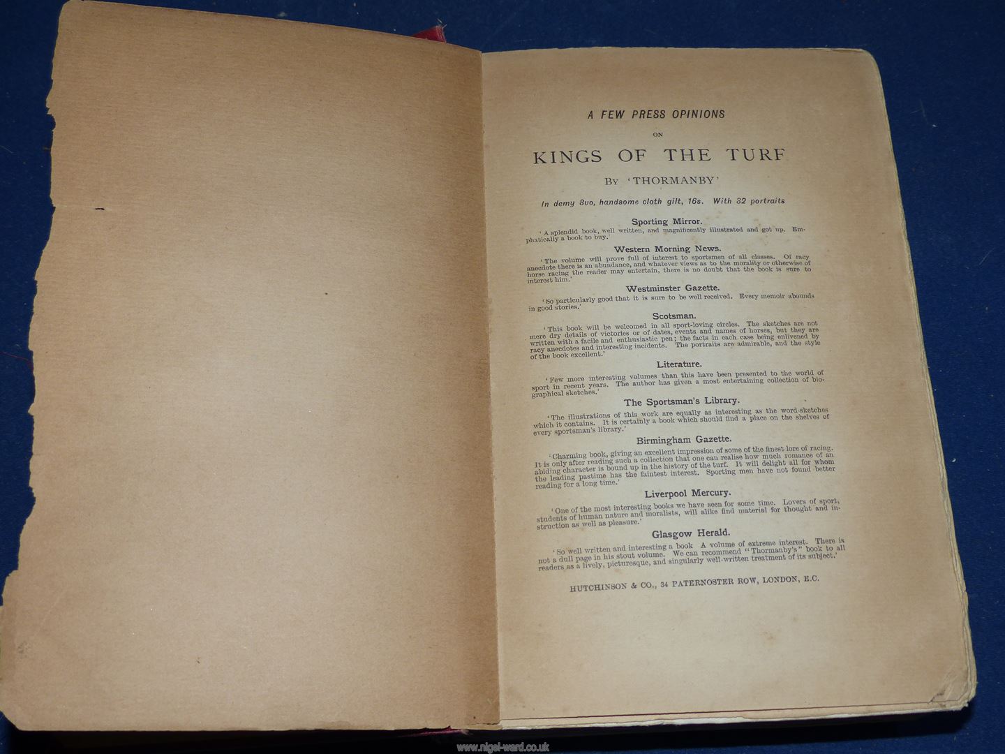 Kings of the Hunting-field Memoirs and anecdotes of Distinguished Masters of Hounds by Thormanby - Image 4 of 7