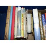 A box of Aviation books, books to include W.E.