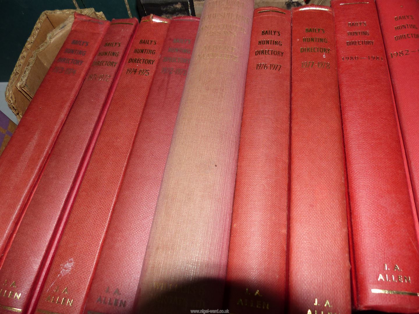 31 Volumes of Baily's Hunting Directory dating from 1956 onwards. - Image 3 of 7