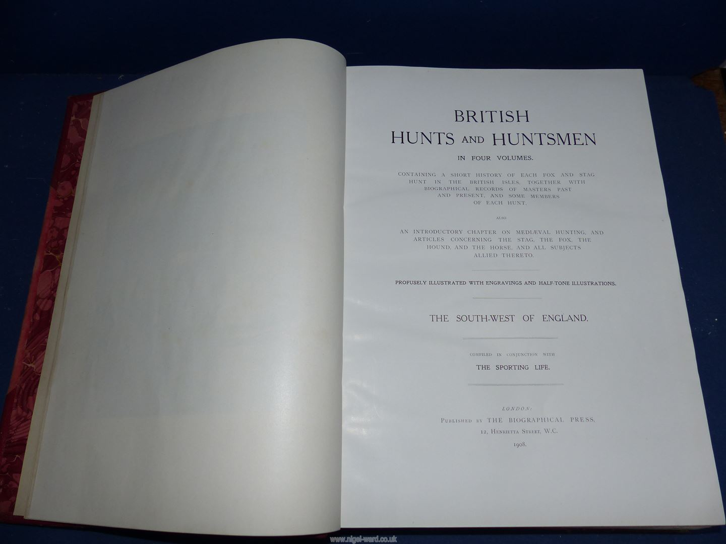 Two volumes of British Hunts and Huntsman, to include England N.E. - Image 4 of 10