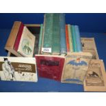 A box of books on Poultry Keeping, Gundog training, Potter on Gamesman Ship etc.