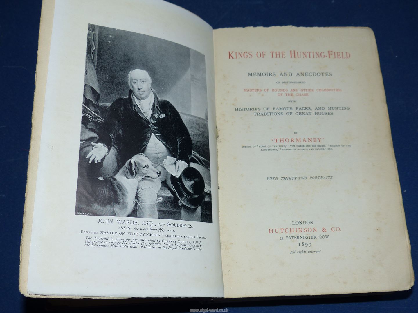 Kings of the Hunting-field Memoirs and anecdotes of Distinguished Masters of Hounds by Thormanby - Image 5 of 7