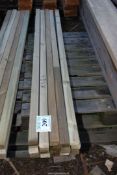 Fifteen lengths of Tanalised softwood - 2" x 1½" x 71" long.