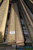 Eighteen lengths of shiplap - 6" x 120" long