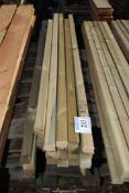 Twenty lengths of tanalised softwood - 2" x 1½" x 72" long.