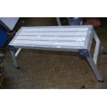 A builders aluminum platform.