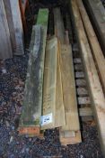 A quantity of mixed board - 5½" wide x 42" long.