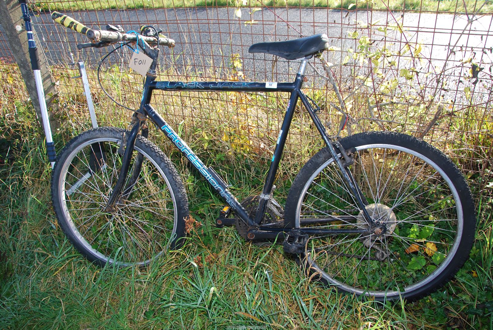 A professional 18 speed Blackjack bicycle.