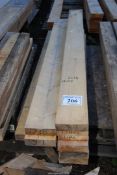 Ten lengths of softwood - 6" x 1¾" x 68" - 72".