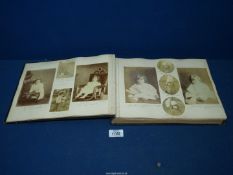 An album containing family photographs from the 1800's-1900's (only 1/4 full).