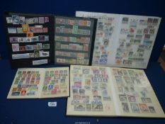 Four stockbooks of Great Britain and world stamps.