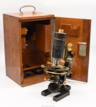 A Mahogany cased Carl Zeiss Jena No.