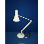 A cream anglepoise lamp, model no. 90.