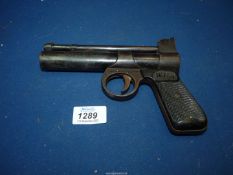 A collectable antique Webley 'Junior' .177 calibre Air pistol., serial No. 795. 8 5/8" long overall.