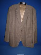A Skopes gents twin vent houndstooth sports jacket,
