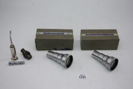 A pair of boxed Taylor Hobson 16mm Projection Lenses to fit G.B. Bell & Howell 2.5 inch f/1.65 No.