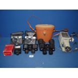 A pair of Zenith high quality triple tested 10 x 50 wide angle field binoculars and a pair of