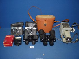 A pair of Zenith high quality triple tested 10 x 50 wide angle field binoculars and a pair of