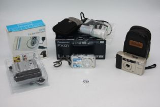 A Panasonic Lumix DMC-FX01 6 megapixel Digital Camera having a Leica DC Vario-Elmarit lens boxed,
