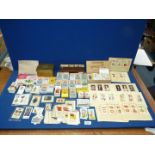 A quantity of Cigarette card sets and part sets to include Royalty, 1930s film acotors, motor car,