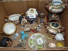 A quantity of miscellaneous porcelain ornaments, figures, etc.
