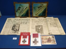 Two WWII New Chronicle papers,