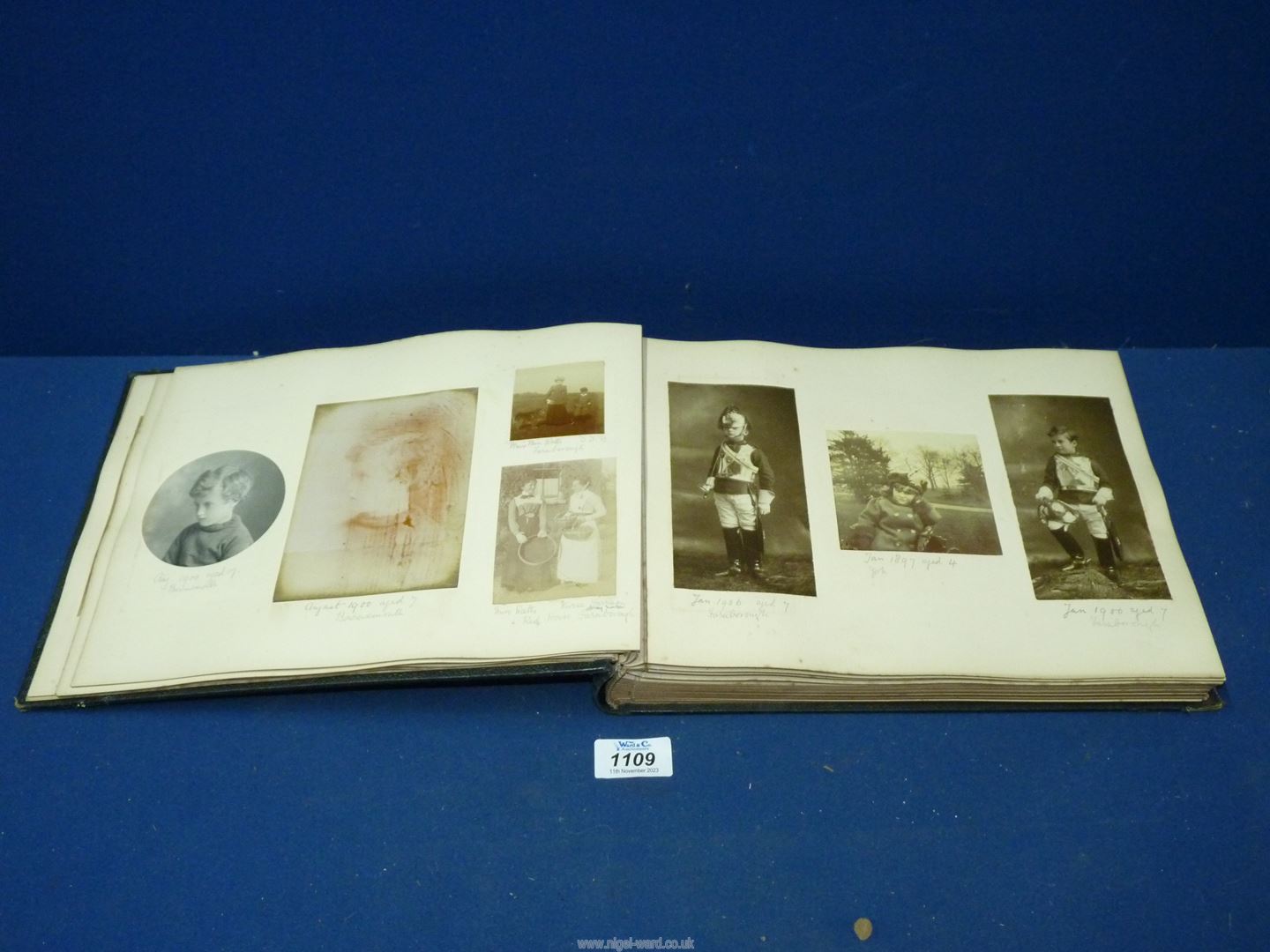 An album containing family photographs from the 1800's-1900's (only 1/4 full). - Image 2 of 2