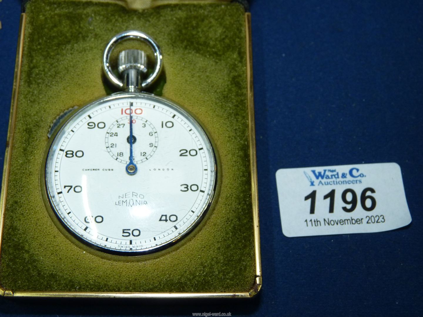 A Nero Lemania stopwatch. - Image 2 of 4