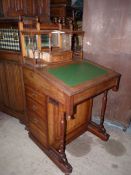 An unusually appealing Mahogany Davenport,