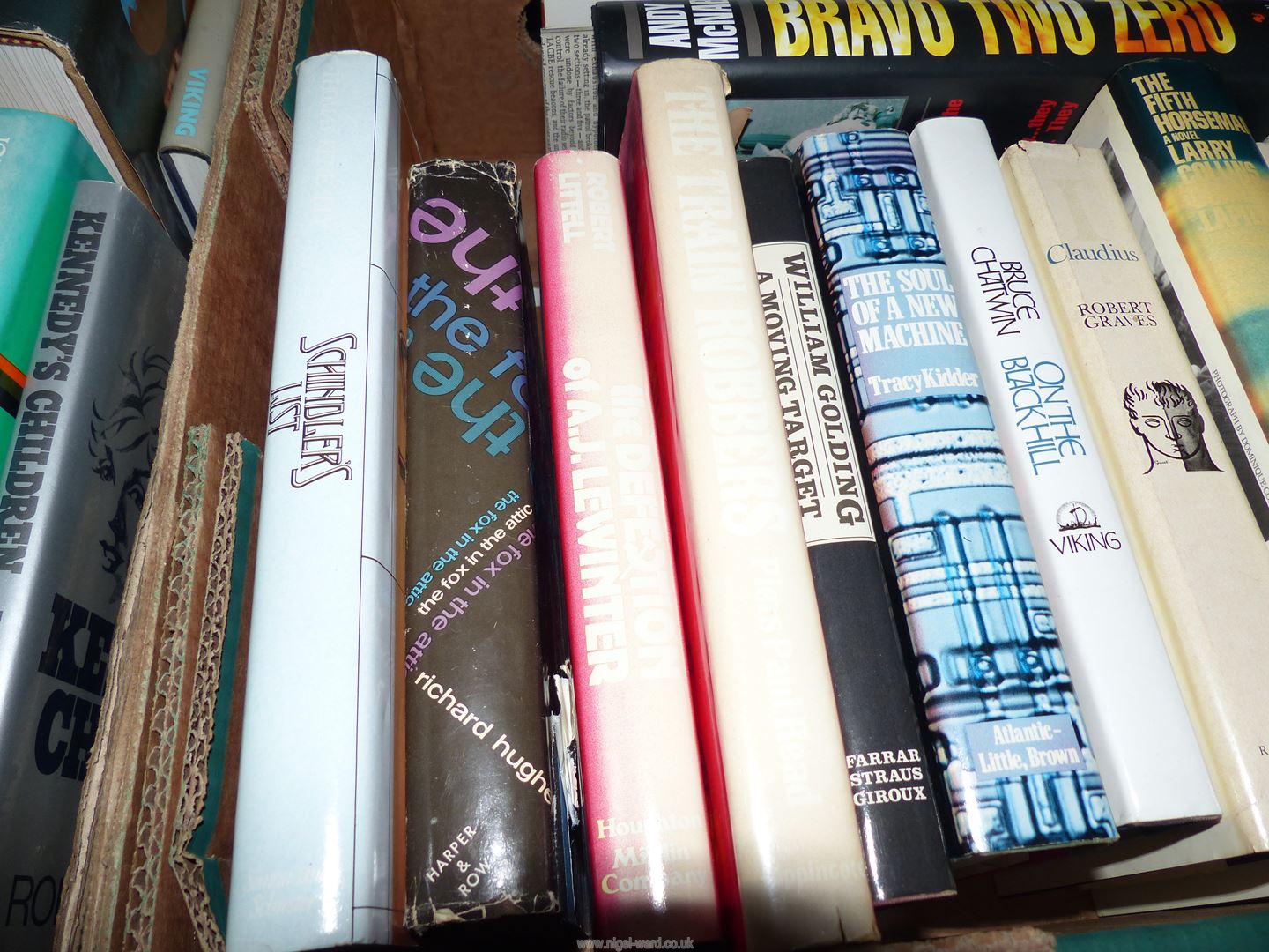 A box of hardback novels to include; Bruce Chatwin on The Black Hill , - Image 5 of 5