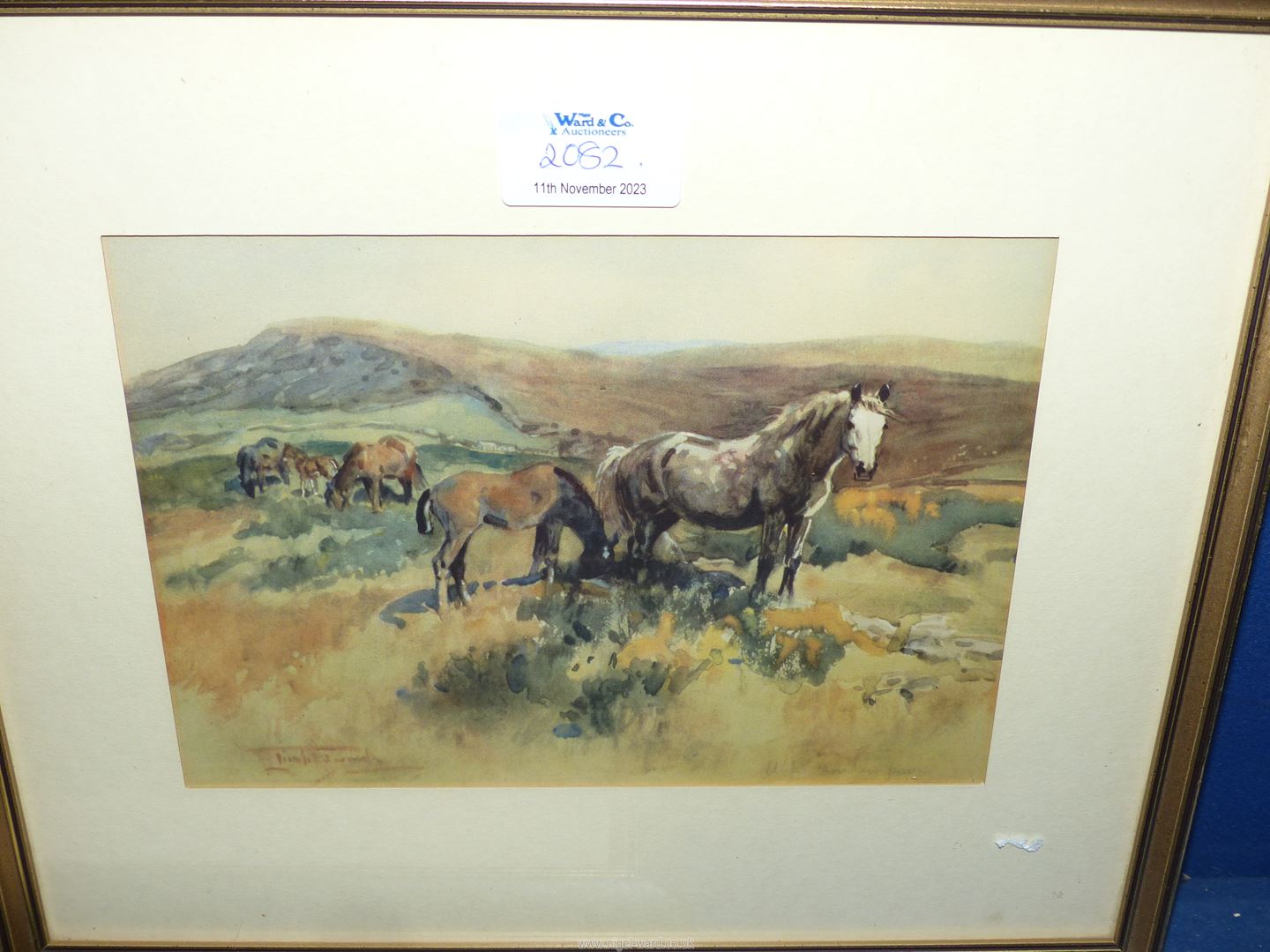 Three Prints by Lionel Edwards; Thoroughbred Stock, Arab and Welsh Mountain Ponies. - Image 3 of 4