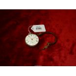 A Silver cased key-wound Fusee Pocket watch by Joseph Taylor, Pontefract serial no.