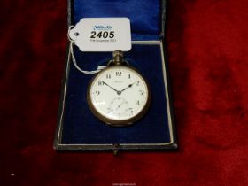 A Federal silver cased pocket watch, no.