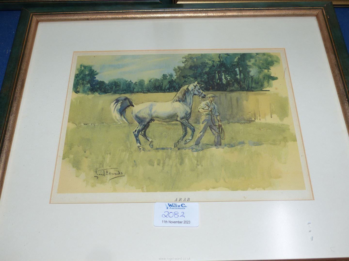 Three Prints by Lionel Edwards; Thoroughbred Stock, Arab and Welsh Mountain Ponies. - Image 4 of 4