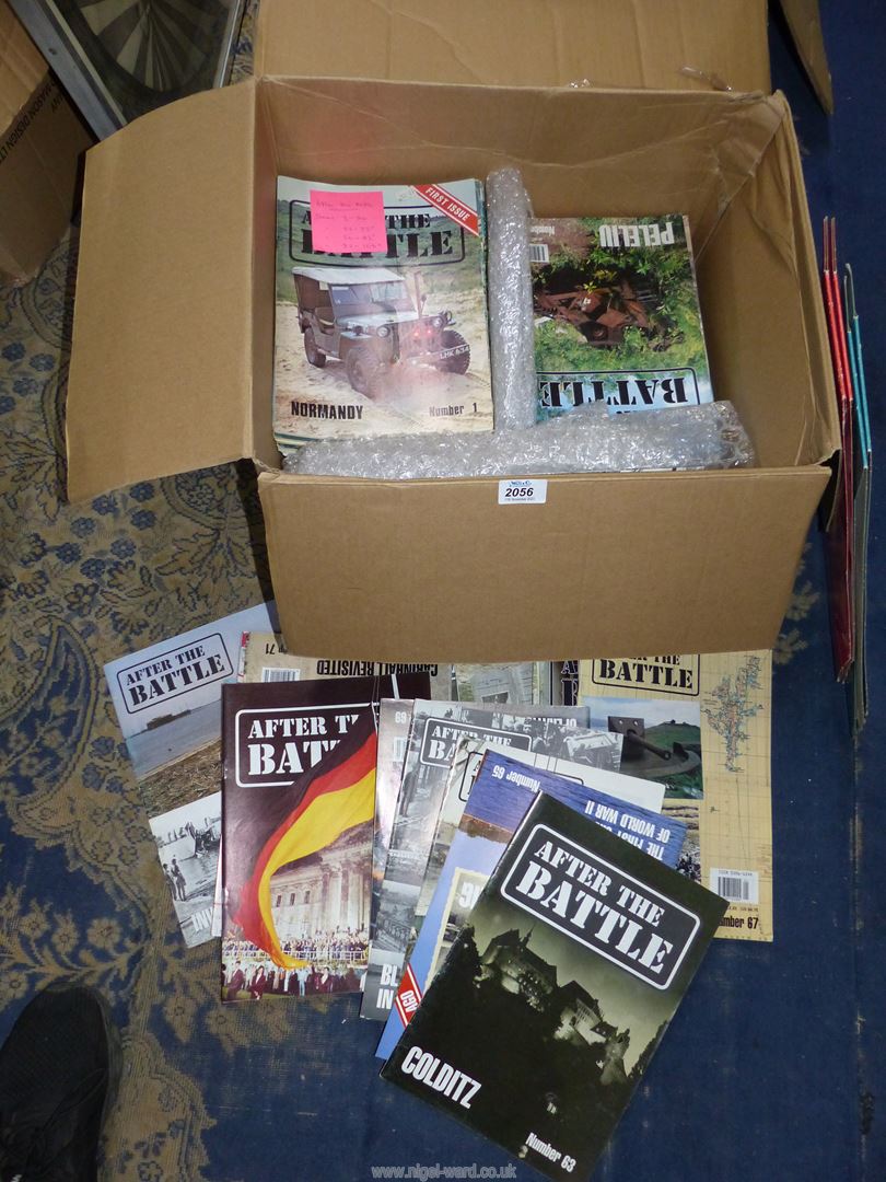 A large quantity of After The Battle magazines.