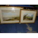 Thomas Wainwright 1815-1887 "Cattle" and "Sheep", two Lithographs in original frames, a/f.