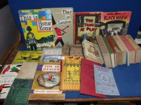 A box of books to include; Tarka The Otter, Fox Hunter in Pictures by Llewellyn,