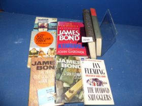 Eight Ian Fleming novels to include; Live and Let Die (Reprint Society), You Only Live Twice,