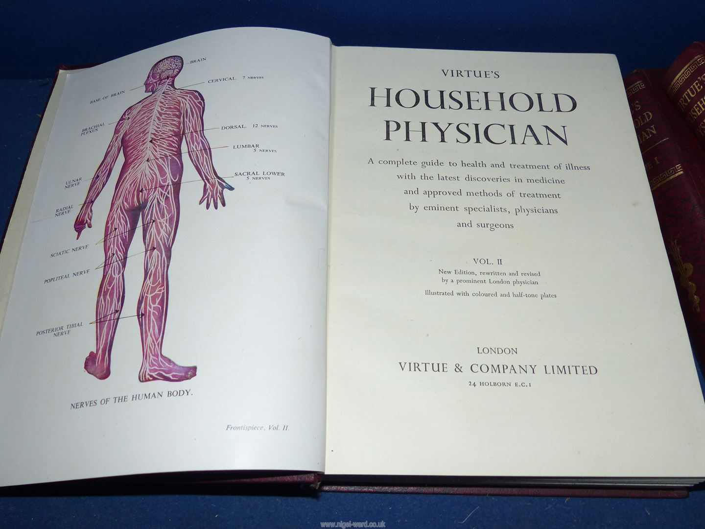 Three volumes of Virtue's Household Physician by H. K. Wagner published by Virtue & Company. - Image 2 of 3