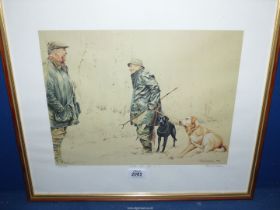A framed and mounted Ros Goody limited edition Print titled " Did You Get It", 25/850,
